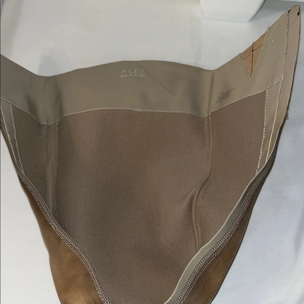 Alex Marie Tan Over the Knee Bootsus used good condition